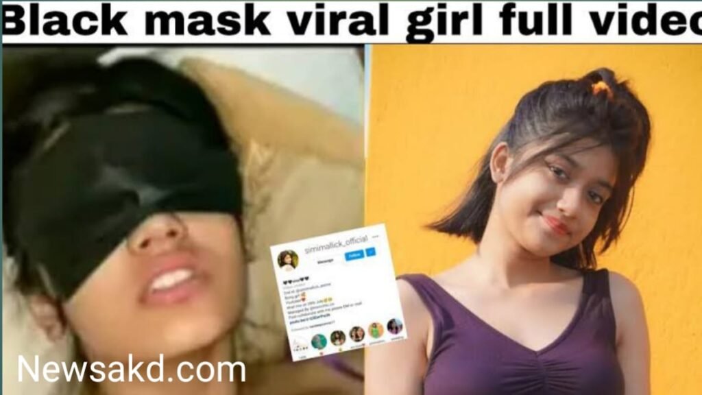mask girl viral video