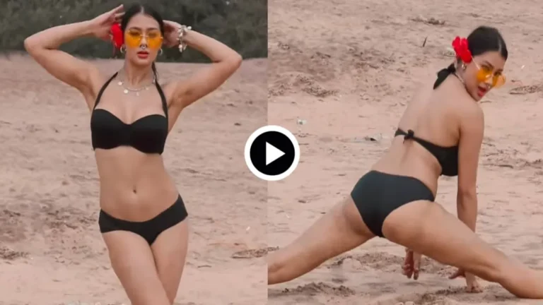 Namrata Malla Black Bikini Sexy Video