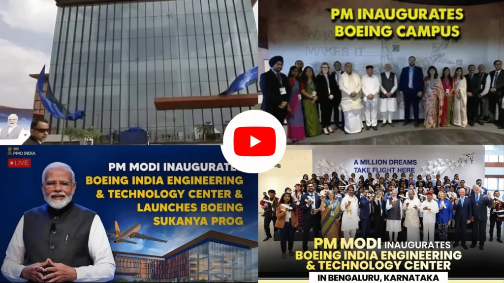 PM Modi inaugurates Boeing 