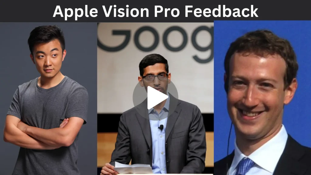 Apple Vision Pro Feedback