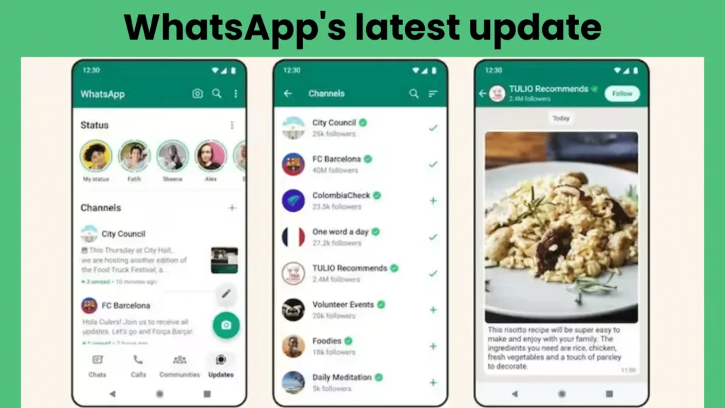 WhatsApp's latest update
