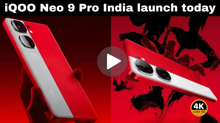 iQOO Neo 9 Pro India launch today
